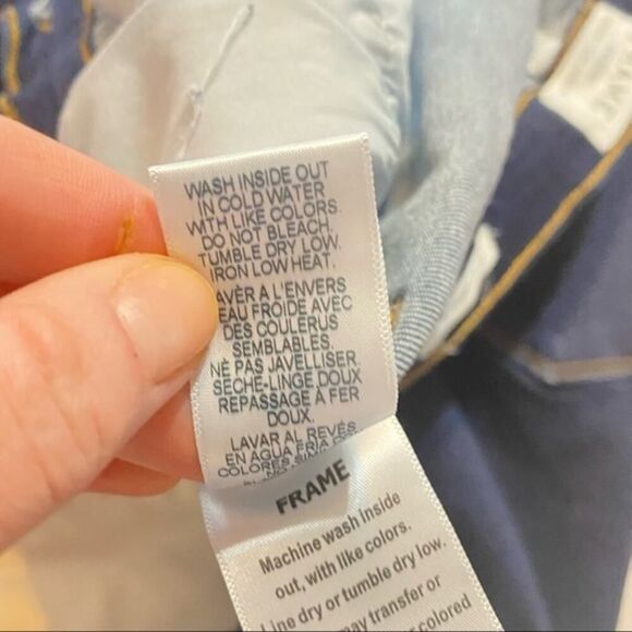 FRAME Denim Medium Wash Le High Skinny Crop Grove Street Jeans Size 27 - Picture 11 of 12